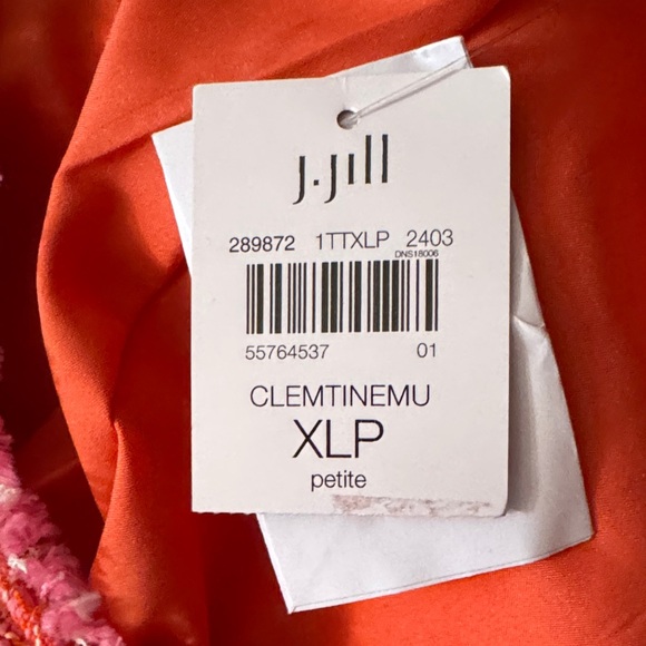 J. Jill Clemtineu Dahlia Tweed XL Petite Blazer - Picture 7 of 10